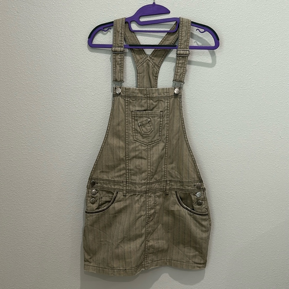 Women’s Striped Overall dress
